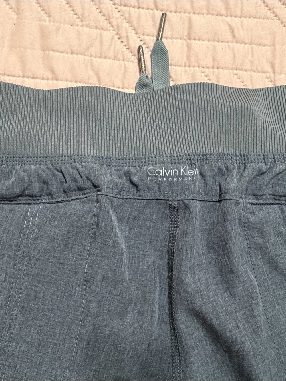 Calvin Klein Charcoal Drawstring Jogger Pants - Picture 7 of 7